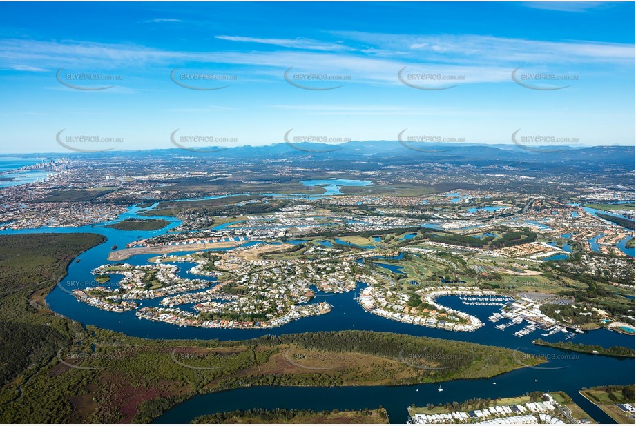 Aerial Photo Hope Island QLD Aerial Photography