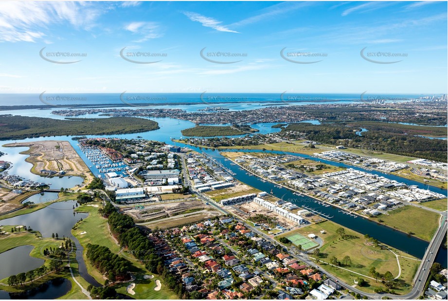 Aerial Photo Hope Island QLD Aerial Photography