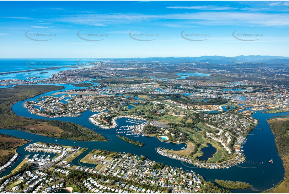 Aerial Photo Hope Island QLD Aerial Photography