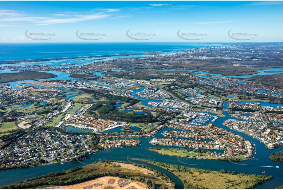 Aerial Photo Hope Island QLD Aerial Photography