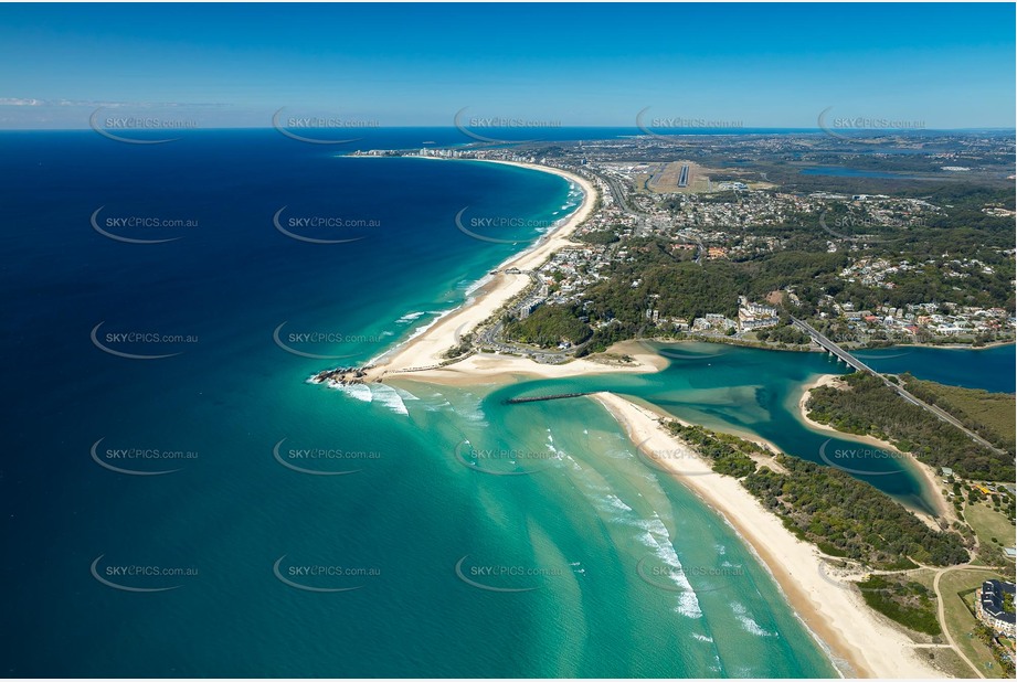 Currumbin Creek Entrance QLD Aerial Photography