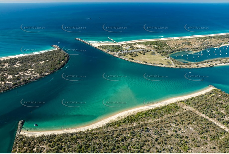 Wave Break Island & Gold Coast Seaway QLD Aerial Photography