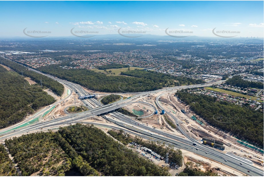 Logan Motorway & Mount Lindesay Hwy Interchange Upgrade QLD Aerial Photography