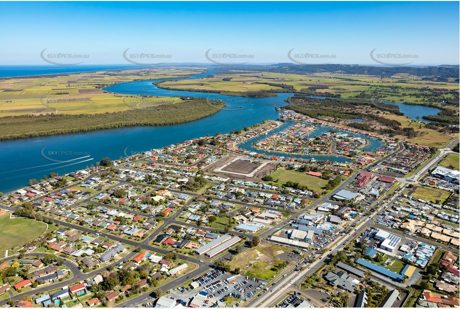 Aerial Photo West Ballina NSW Aerial Photography