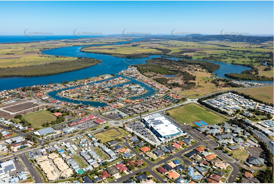 Aerial Photo West Ballina NSW Aerial Photography