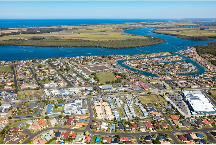 Aerial Photo West Ballina NSW Aerial Photography