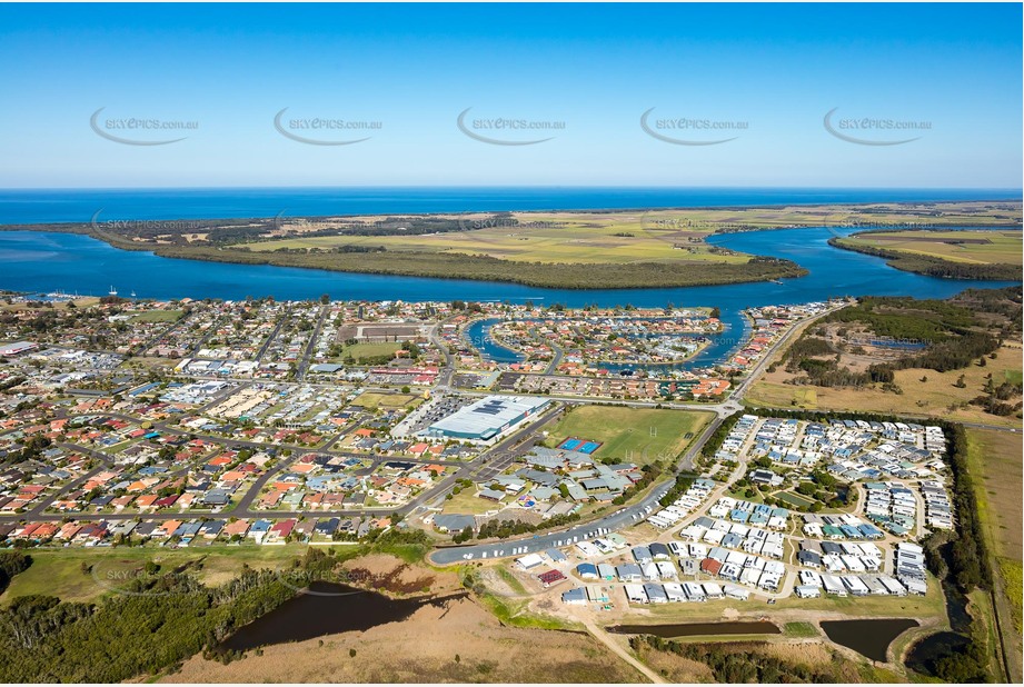 Aerial Photo West Ballina NSW Aerial Photography