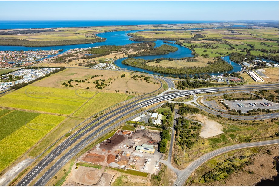 Aerial Photo West Ballina NSW Aerial Photography