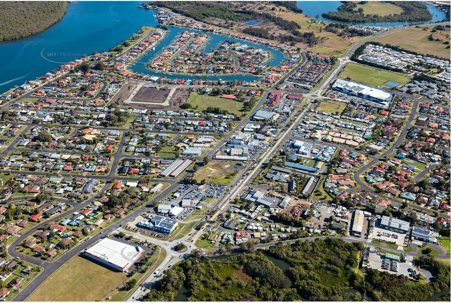 Aerial Photo West Ballina NSW Aerial Photography