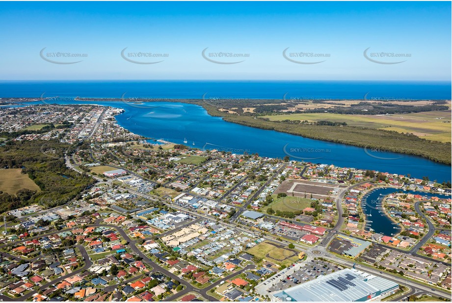 Aerial Photo West Ballina NSW Aerial Photography