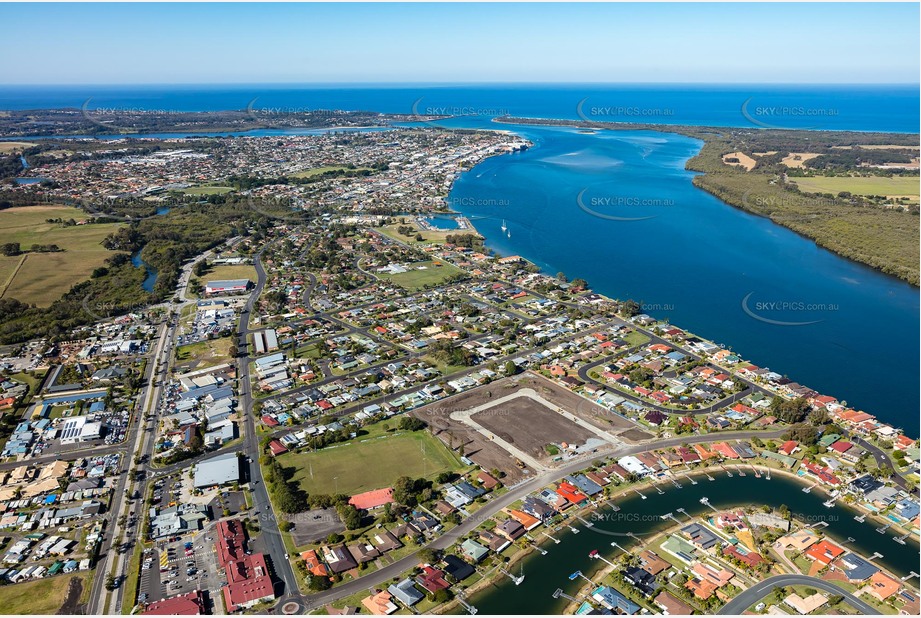 Aerial Photo West Ballina NSW Aerial Photography