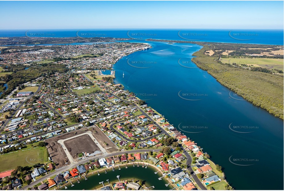 Aerial Photo West Ballina NSW Aerial Photography