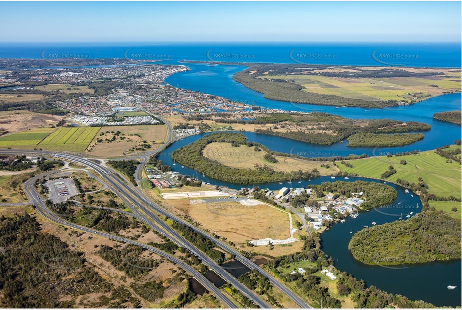 Aerial Photo West Ballina NSW Aerial Photography