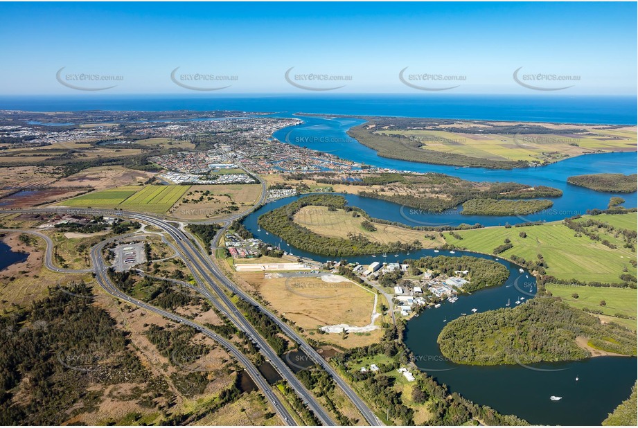 Aerial Photo West Ballina NSW Aerial Photography