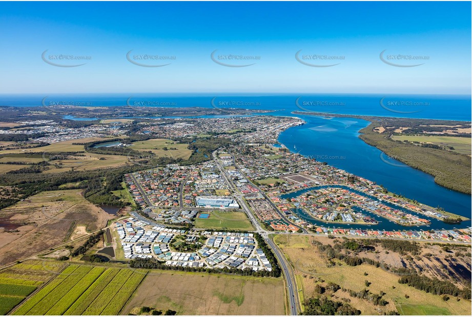 Aerial Photo West Ballina NSW Aerial Photography