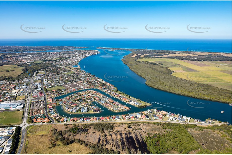 Aerial Photo West Ballina NSW Aerial Photography