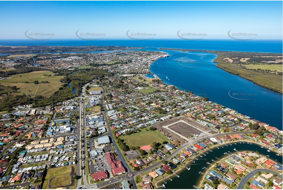 Aerial Photo West Ballina NSW Aerial Photography