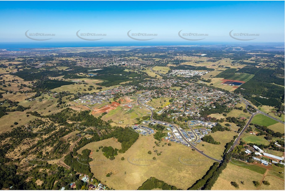 Aerial Photo Wollongbar NSW Aerial Photography