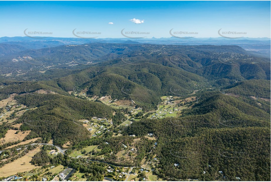 High Altitude Aerial Photo Wongawallan QLD Aerial Photography