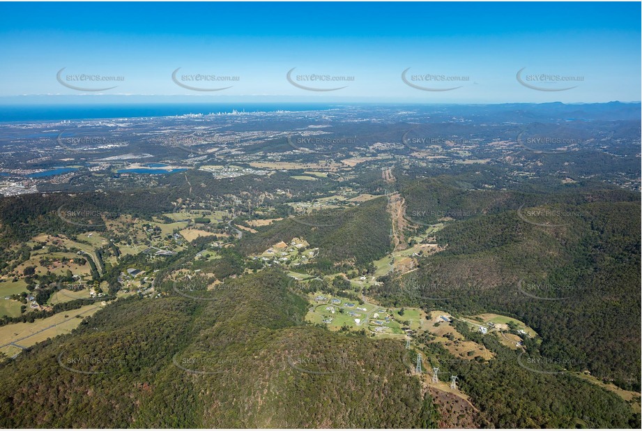 High Altitude Aerial Photo Wongawallan QLD Aerial Photography