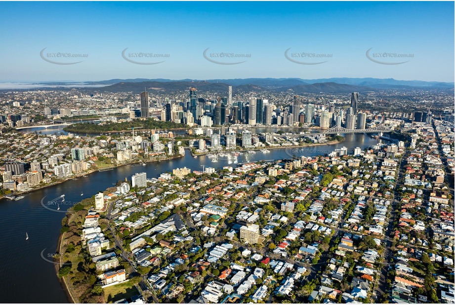 Aerial Photo New Farm QLD Aerial Photography