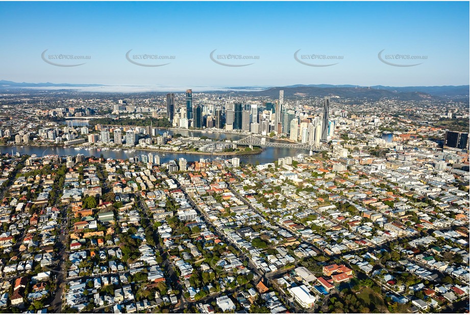 Aerial Photo New Farm QLD Aerial Photography