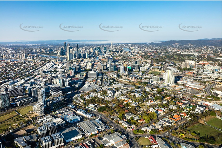 Aerial Photo Bowen Hills QLD Aerial Photography