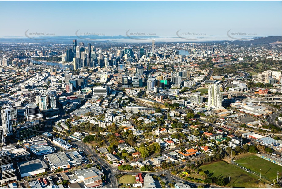 Aerial Photo Bowen Hills QLD Aerial Photography