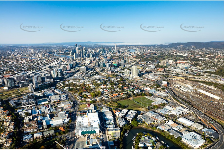 Aerial Photo Bowen Hills QLD Aerial Photography