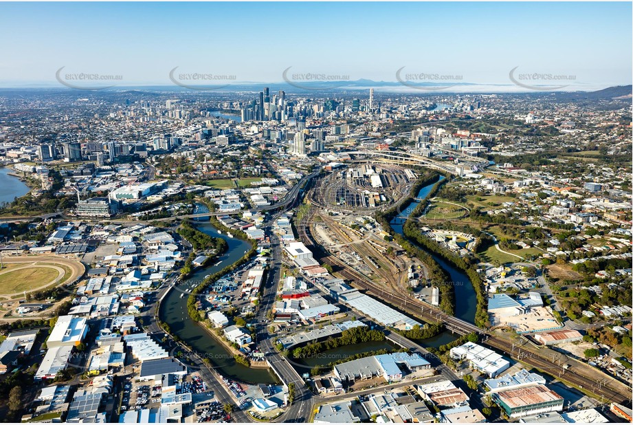 Aerial Photo Bowen Hills QLD Aerial Photography