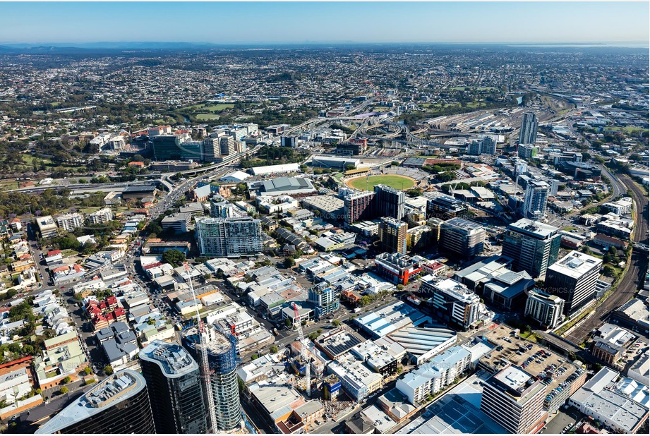 Aerial Photo Fortitude Valley QLD Aerial Photography