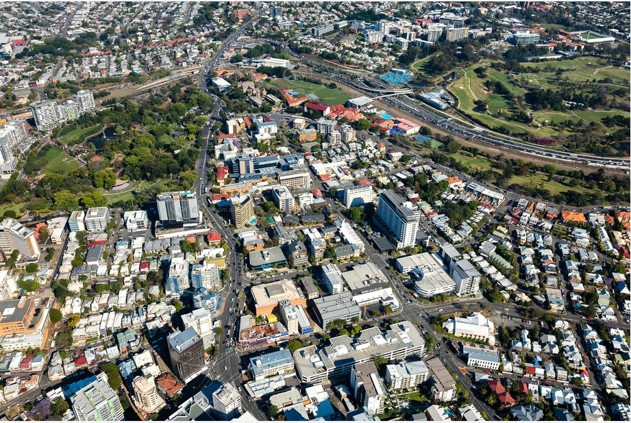 Aerial Photo Spring Hill QLD Aerial Photography