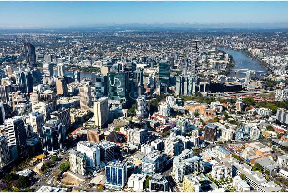 Aerial Photo Spring Hill QLD Aerial Photography