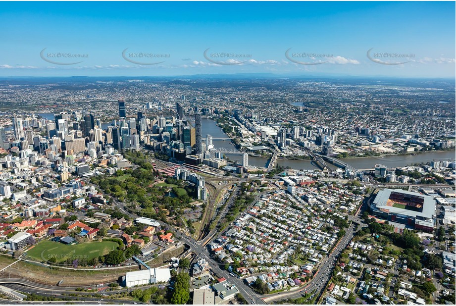 Aerial Photo Petrie Terrace QLD Aerial Photography