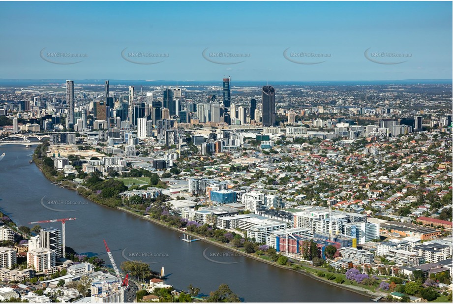 Aerial Photo West End QLD Aerial Photography