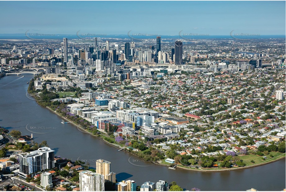 Aerial Photo West End QLD Aerial Photography