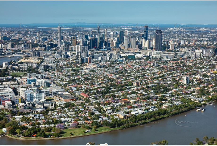 Aerial Photo West End QLD Aerial Photography