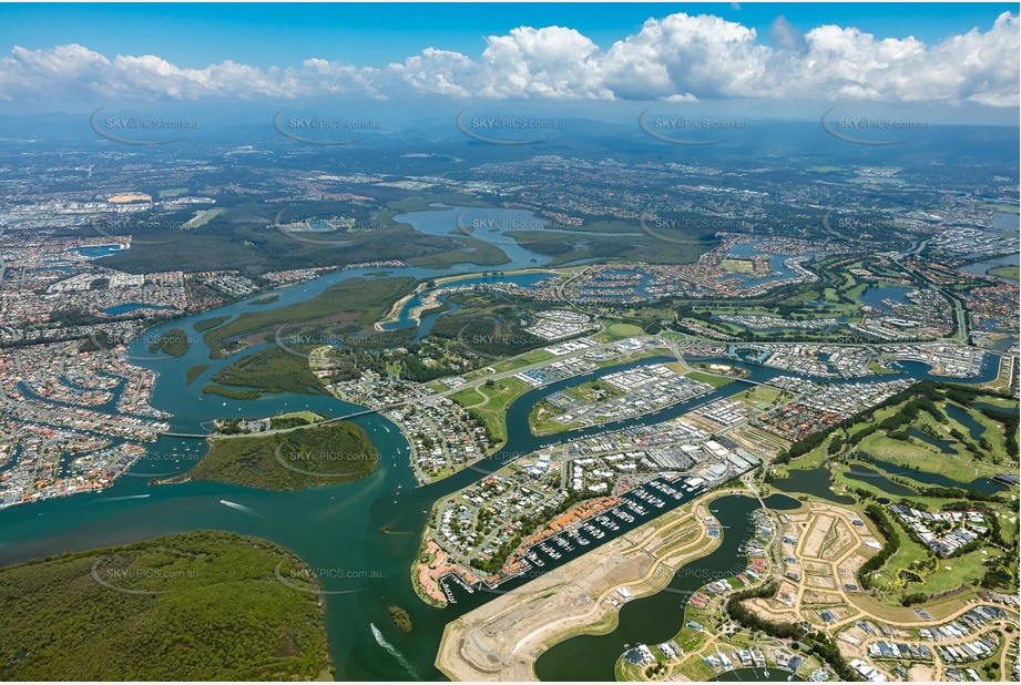 High Altitude Aerial Photo Hope Island QLD Aerial Photography