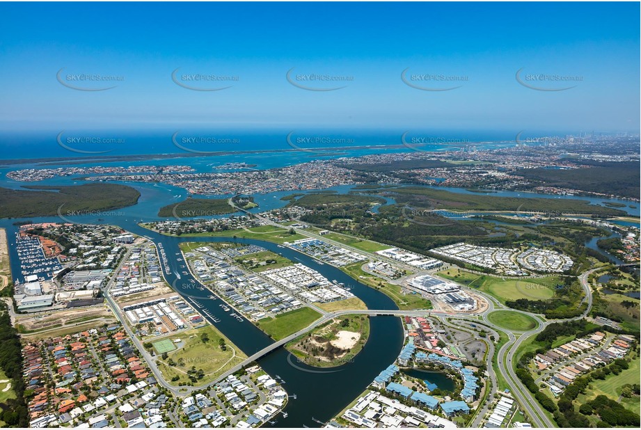 Aerial Photo Hope Island QLD Aerial Photography