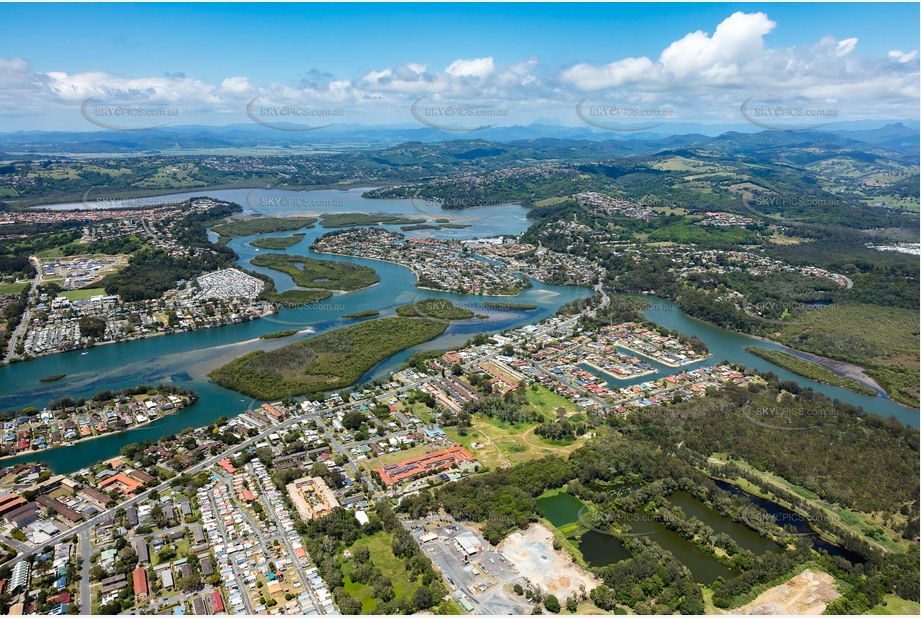 Aerial Photo Tweed Heads West NSW Aerial Photography