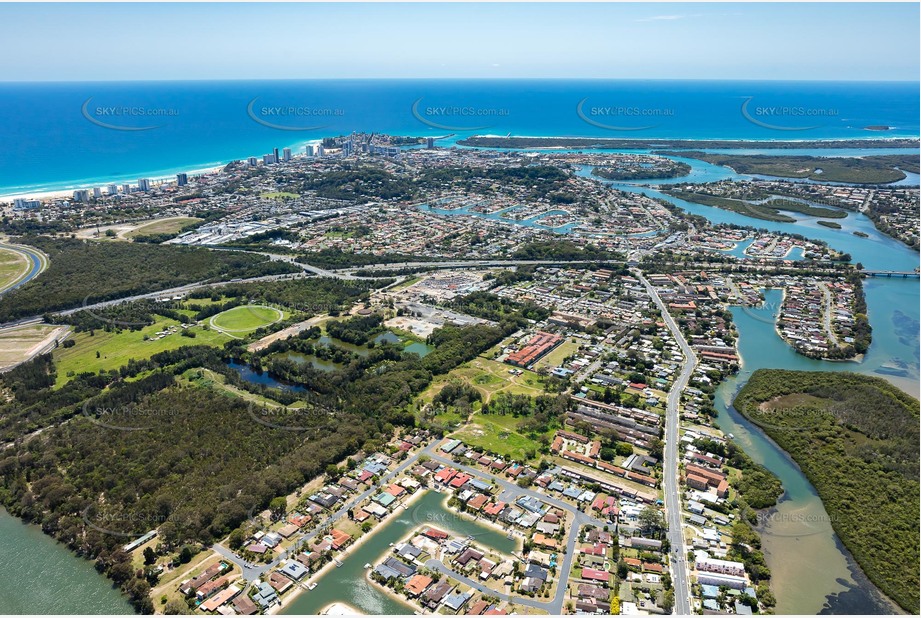 Aerial Photo Tweed Heads West NSW Aerial Photography