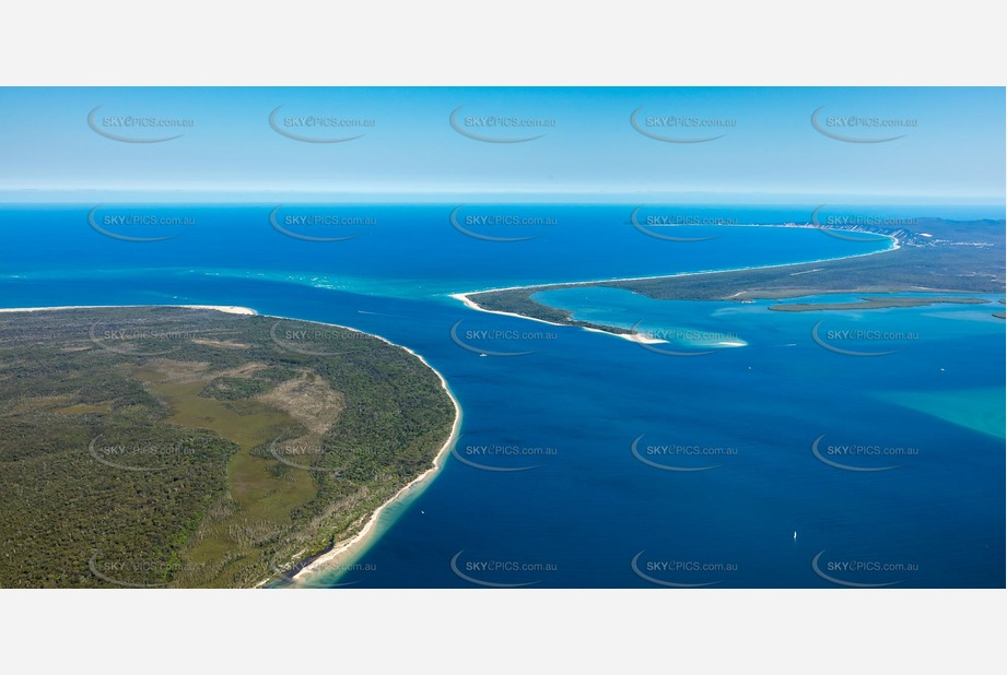 Wide Bay Bar - Fraser Island QLD Aerial Photography