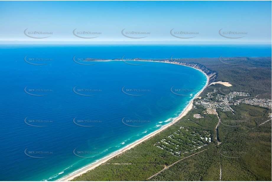 High Altitude Aerial Photo Rainbow Beach Aerial Photography