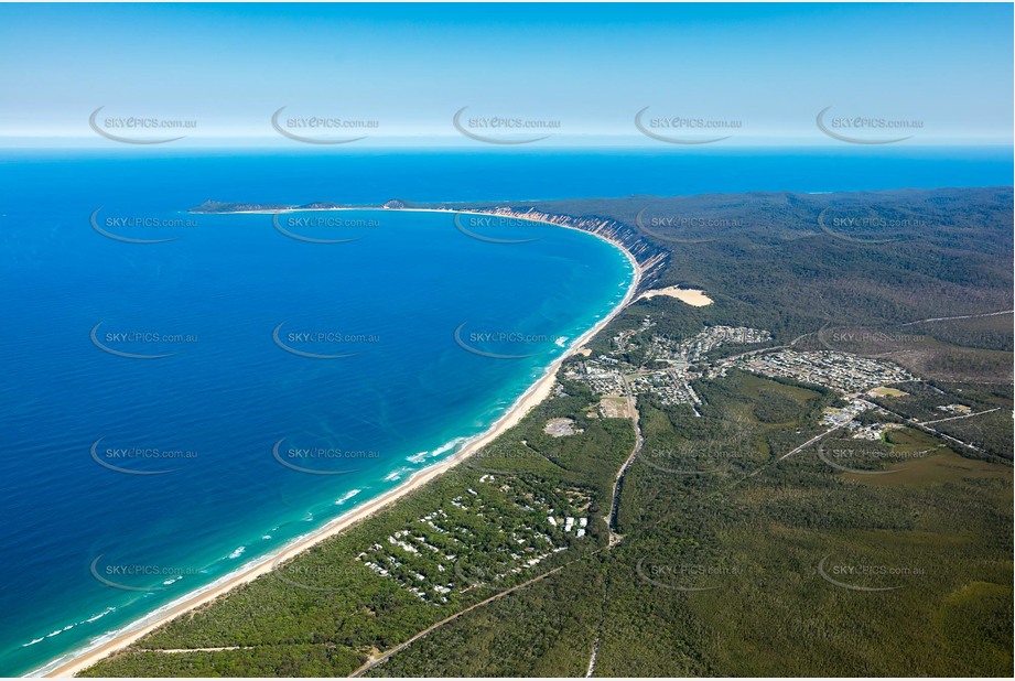 High Altitude Aerial Photo Rainbow Beach Aerial Photography