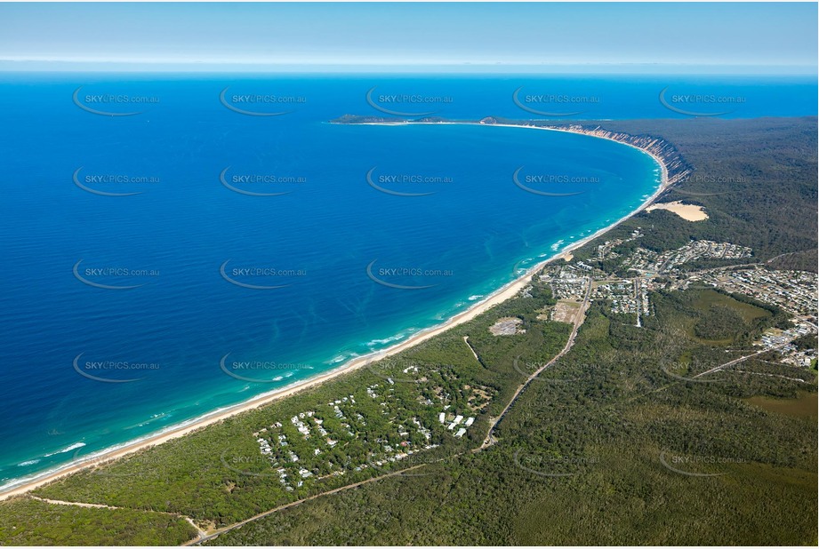 High Altitude Aerial Photo Rainbow Beach Aerial Photography