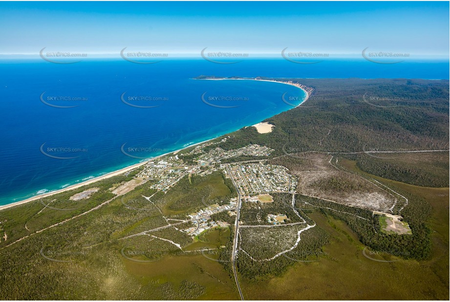 High Altitude Aerial Photo Rainbow Beach Aerial Photography