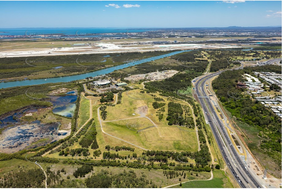 Aerial Photo Nudgee Beach Aerial Photography