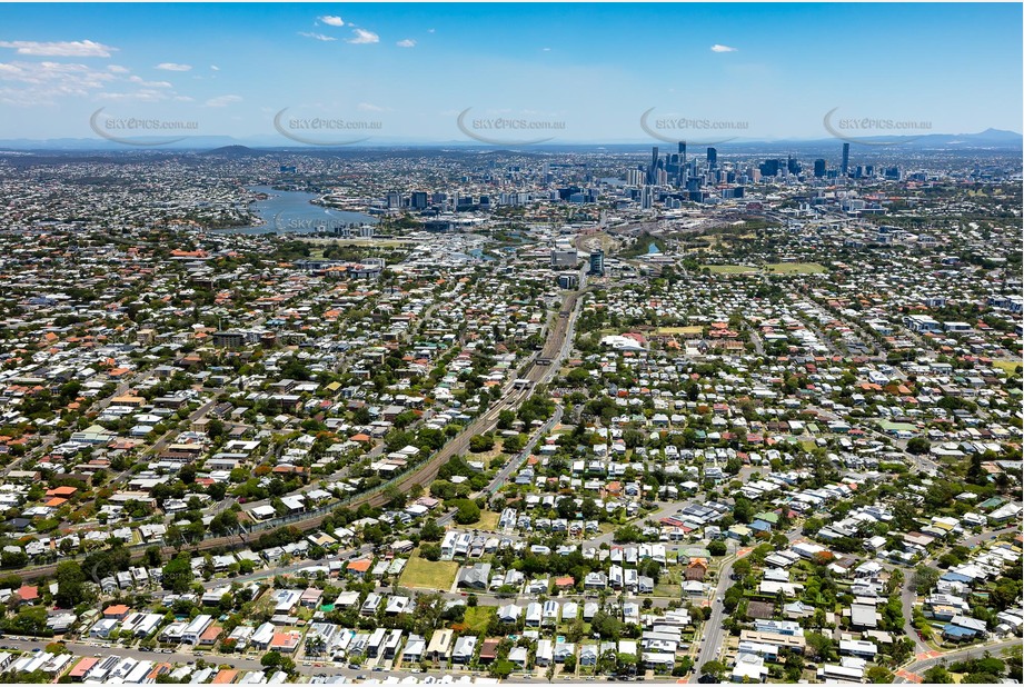 Aerial Photo Wooloowin QLD Aerial Photography