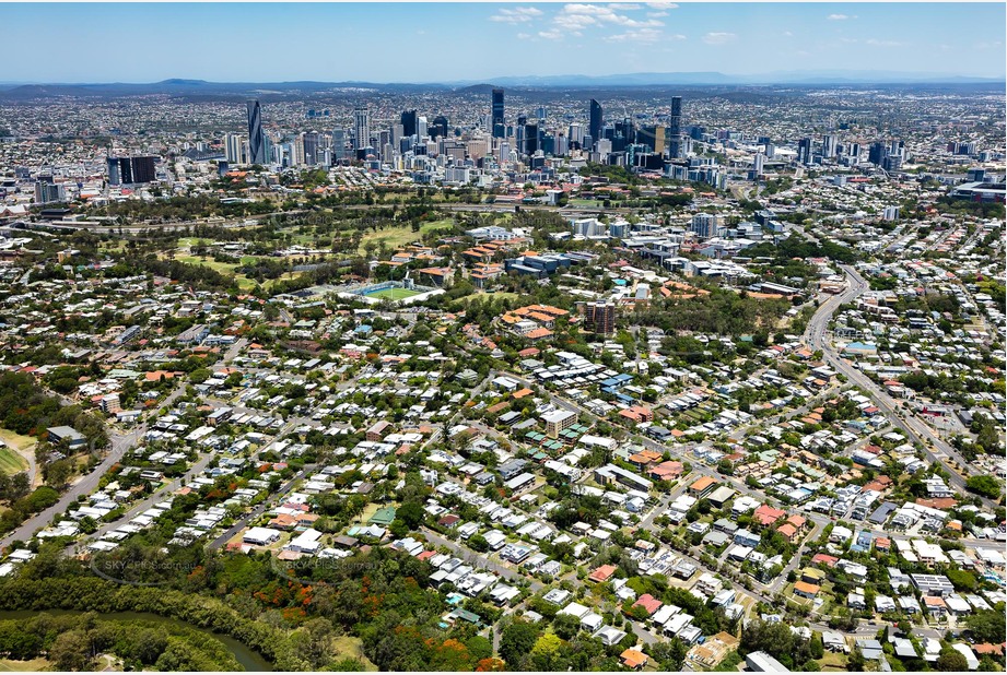 Aerial Photo Kelvin Grove QLD Aerial Photography