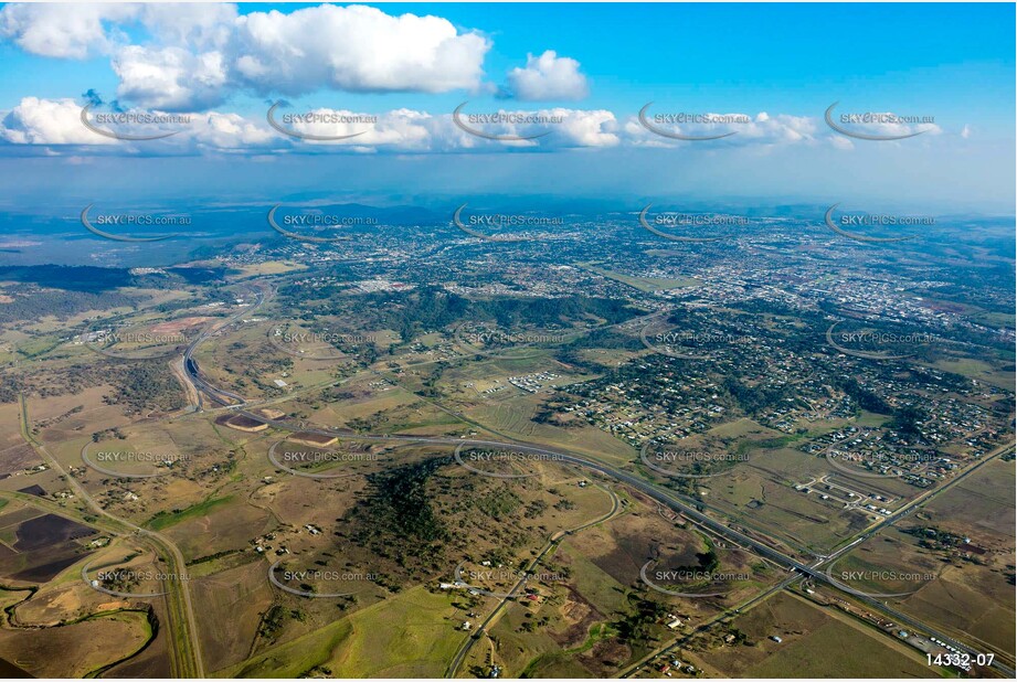 High Altitude Aerial Photo Gowrie Junction QLD Aerial Photography